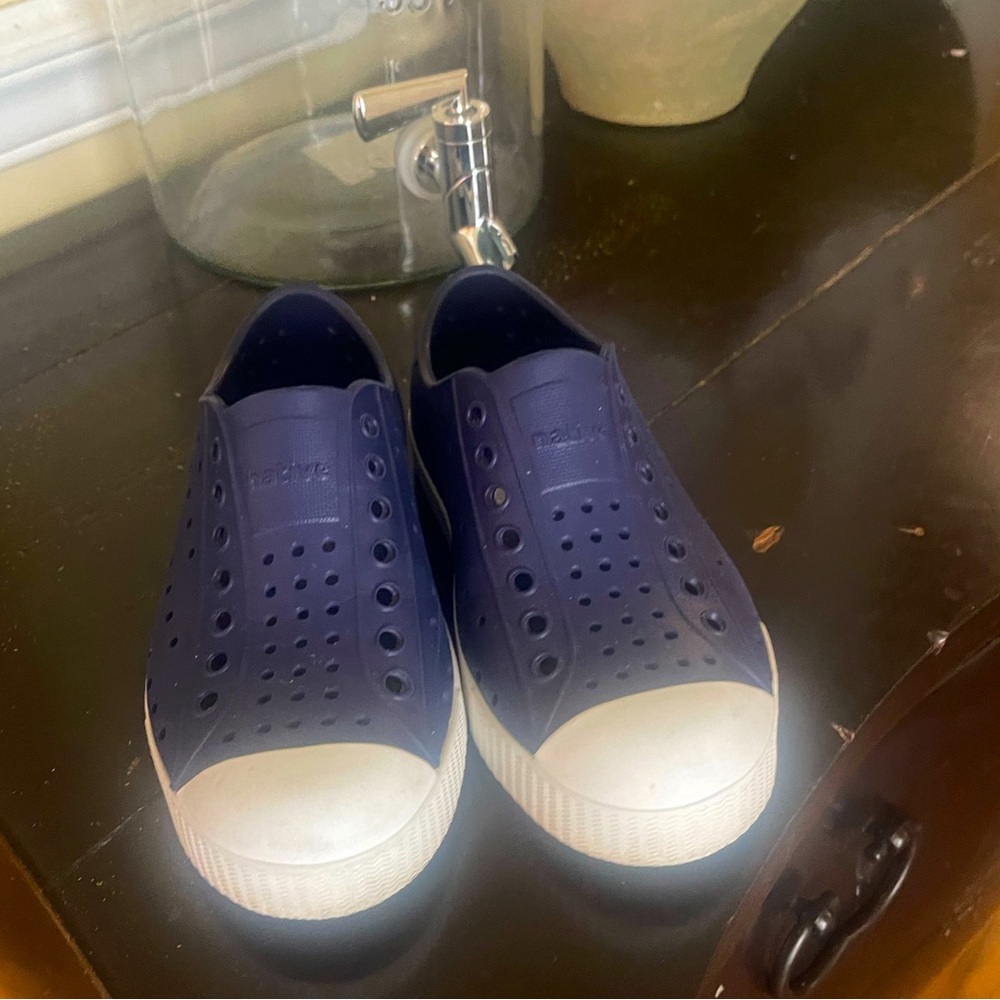 Navy NATIVE Blue Slip-On Shoes